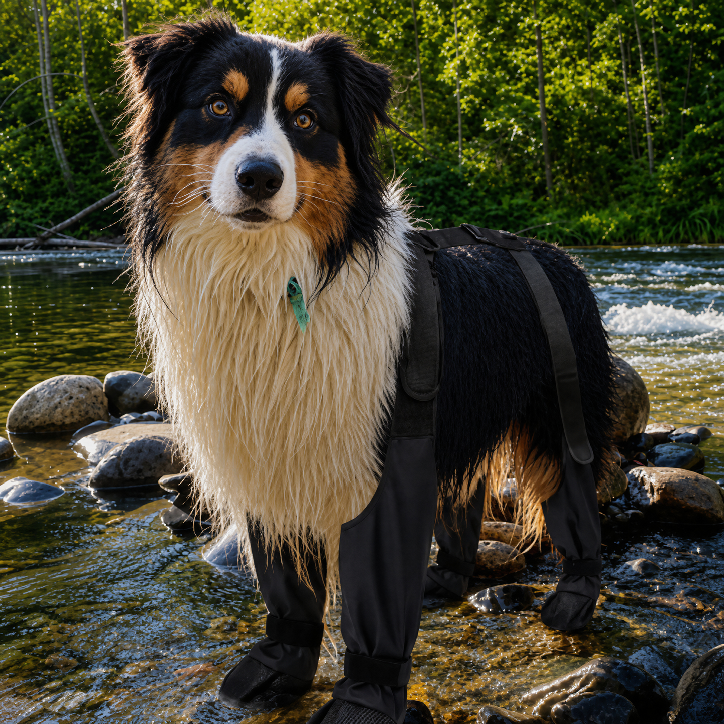 TreadPup™ All-Terrain 4-Leg Dog Boot & Support Set